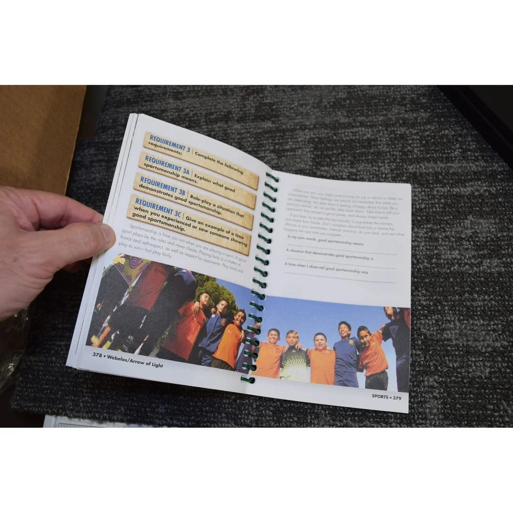Official Cub Scout Webelos Spiral Bound Handbook 2021 - VERY GOOD Boy BSA